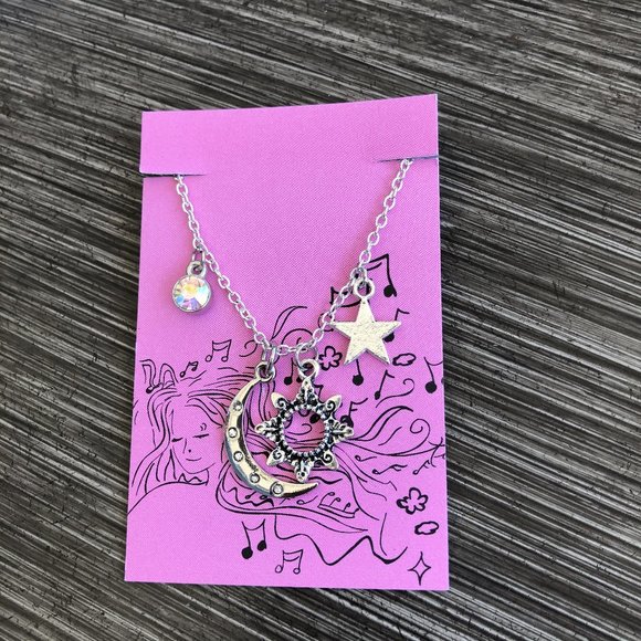 Sun & Moon Charm Necklace - Picture 4 of 5